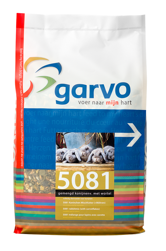 GARVO GEMENGD KONIJNVOER WORTEL 4 KG