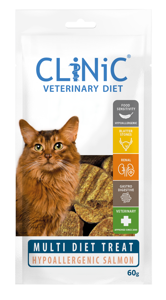 CLINIC CAT MULTI DIET TREAT SALM 60 GR