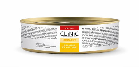 CLINIC CAT URINARY BEEF 100 GR