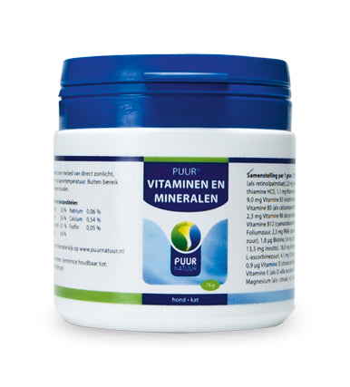 PUUR VITAMIN&MIN/VITA-MIN H&K 75 GR