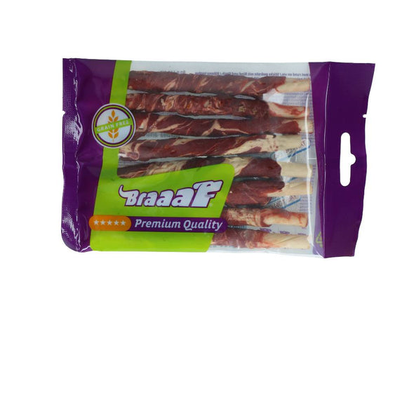 BRAAAF ROLLSTICKS 12 BEEF FISH 80 GR