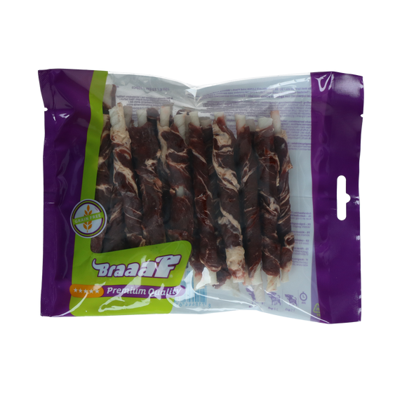 BRAAAF ROLLSTICKS 12 LAMB FISH 250 GR