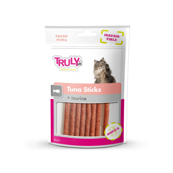 TRULY CAT TUNA STICKS+TAURINE 50 GR