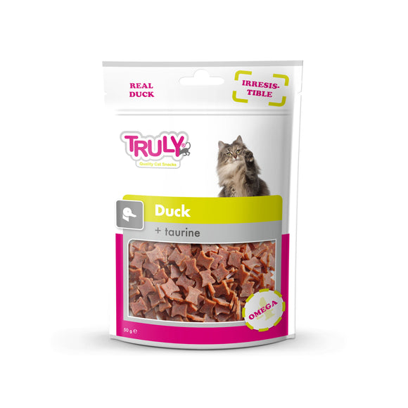 TRULY CAT SNACKS DUCK+TAURINE 50 GR