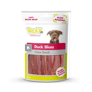 TRULY DOG DUCK SLICES CHEW SNACK 90 GR