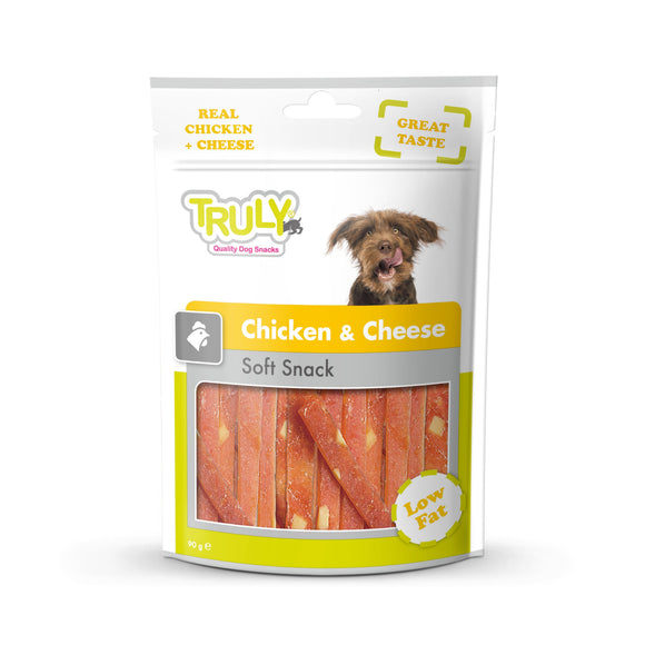 TRULY DOG CHICK&CHEESE SOFT SNCK 90 GR