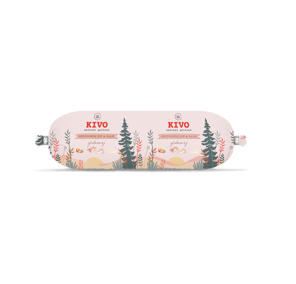 KIVO GESTOOMDE KIP&ZALM 600 GR