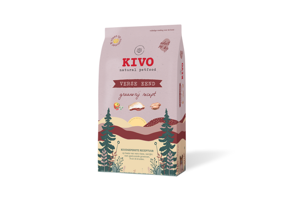 KIVO VERSE EEND GRAANVRIJ 14 KG