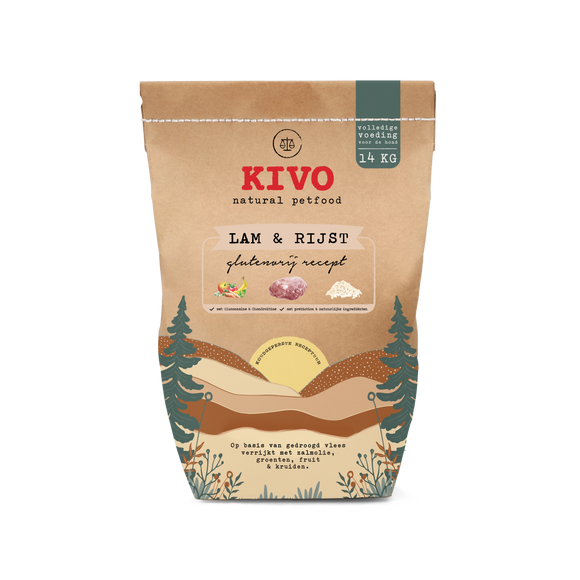 KIVO LAM&RIJST GLUTENVRIJ 14 KG