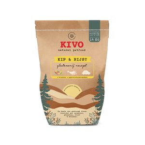 KIVO KIP&RIJST GLUTENVRIJ 14 KG