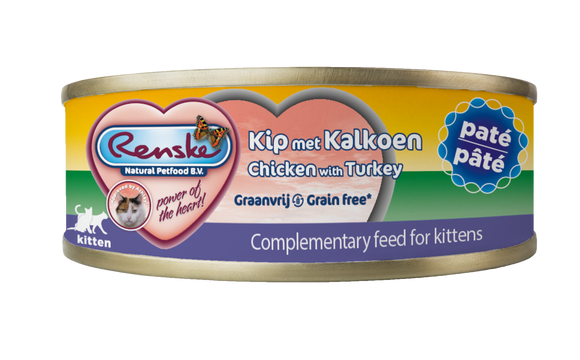 RENSKE VERS KITTEN PATÉ KIP/KALK 70 GR