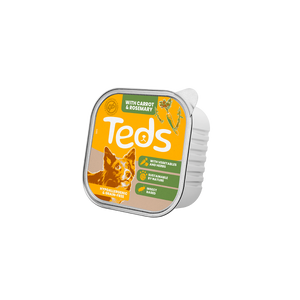 TEDS HOND ALU WORTEL&ROZEMARIJN 150 GR