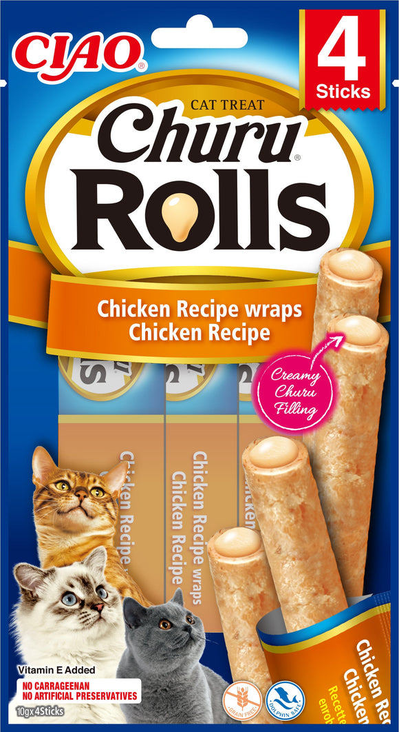 CIAO CHURU ROLLS WRAPS CHICKEN 40 GR