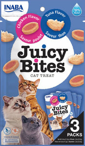 INABA JUICY BITES TUNA&CHICKEN 34 GR