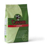 Cavom Compleet geperst hondenvoer is een volledige voeding voor volwassen honden op basis van rundvlees. De brok is geperst en de granen die gebruikt worden zijn ontsloten hierdoor is Cavom zeer licht verteerbaar. Cavom wordt vaak gevoerd aan actieve, grotere honden. Het hondenvoer wordt in de sport vaak aangewezen als het beste voer. 