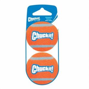 Chuckit Tennisbal Medium Chuckit tennisballen zijn speciaal ontwikkeld voor honden om mee te spelen. Heb uren plezier door apporteerspelletjes te spelen met je hond. Let op!! Tennisballen zijn niet om op te kauwen
