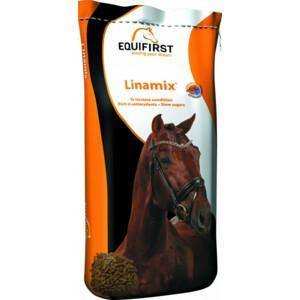 EquiFirst Linamix 20 kg Linamix® is een onder druk bereid supplement met trage suikers en granen. Deze biedt verder kwaliteit van vetten via lijnzaad, en inuline (prebioticum) via cichorei. Het bevat 2 antioxidantia (vitamine E, biologisch selenium) waardoor het geschikt is om de gezondheid van het paard te verbeteren.