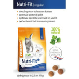 Fokker Nutri-Fit kattenvoer is een volledige premium kattenvoeding voor volwassen katten. De ingrediënten zorgen voor een optimale conditie van huid en vacht. Fokker Nutri-Fit ondersteunt het goed functioneren van de urinewegen (PH 6 – PH 6,5) en een gezonde darmfunctie. Erg smakelijk en wordt door katten graag gegeten