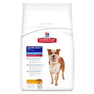 Hills Canine Mature Adult Medium Kip 12kg is speciaal samengesteld om een goede mobiliteit en gezonde vitale organen te blijven behouden. Met klinisch bewezen anti-oxidanten, glucosamine en chondroïtine uit natuurlijke bronnen. Ondersteunt de gewrichten met glucosamine en chondroïtine uit natuurlijke bronnen
