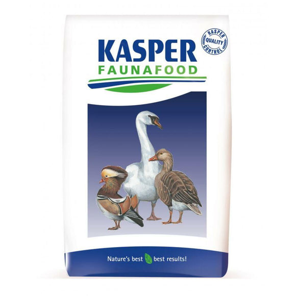 Kasper Faunafood Anseres 2 Opfokkorrel 20kg is het speciale voer voor alle sierwatervogels. Hieronder worden gerekend alle soorten eenden, ganzen en zwanen. Anseres 2 is een opfokkorrel, geschikt voor de leeftijd van 8 tot 18 weken. Geschikt voor alle watervogels Geschikt vanaf week 8 t/m week 18