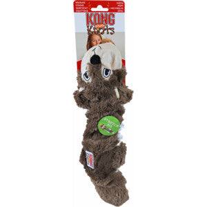 Kong Scrunch Knots Eekhoorn zijn huisdierspeeltjes die ervoor zorgen dat honden blijven terugkomen voor meer. Het pluche materiaal kraakt rond de interne opgerolde touw, terwijl de elastische zijkanten natuurlijke bewegingen om de hond tot spelen toe te zetten. De knopen spelen in op de instincten van de hond