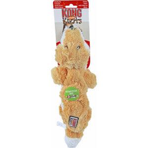 Kong Scrunch Knots Vos zijn realistische huisdierspeeltjes die ervoor zorgen dat honden blijven terugkomen voor meer. Het pluche materiaal kraakt rond de interne opgerolde touw, terwijl de elastische zijkanten natuurlijke bewegingen om de hond tot spelen toe te zetten. De knopen spelen in op de instincten van de hond