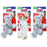 Kong Softies Fuzzy Bunny Softies-speelgoed combineert zachte, pluchen stof met een royale hoeveelheid Kong Premium Noord-Amerikaans kattenkruid om het speelinstinct van je kat te activeren. Het kreukelgeluid en het kattenkruid maken van de Kong Fuzzy Bunny een geweldig speeltje voor actief speelplezier