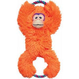 Kong Tuggz Monkey XL-formaat voor extra lange trek- en gooisessies. Het lijf en de touwuiteinden zijn ideaal om te schudden en te slingeren terwijl het voldoet aan de natuurlijke kauwbehoeften van een hond. Met een pluche lijf, dubbele piepers en knisperende armen ontlokt het de instincten om te spelen en te schudden